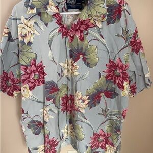 Ralph Lauren Men's Floral Button Down Shirt - Red, Green, Blue